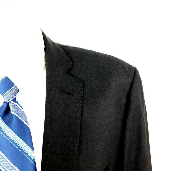 Joseph Abboud Wool 2 Button Blazer 46R Gray Slim Fit 48R‎ - Picture 2 of 10